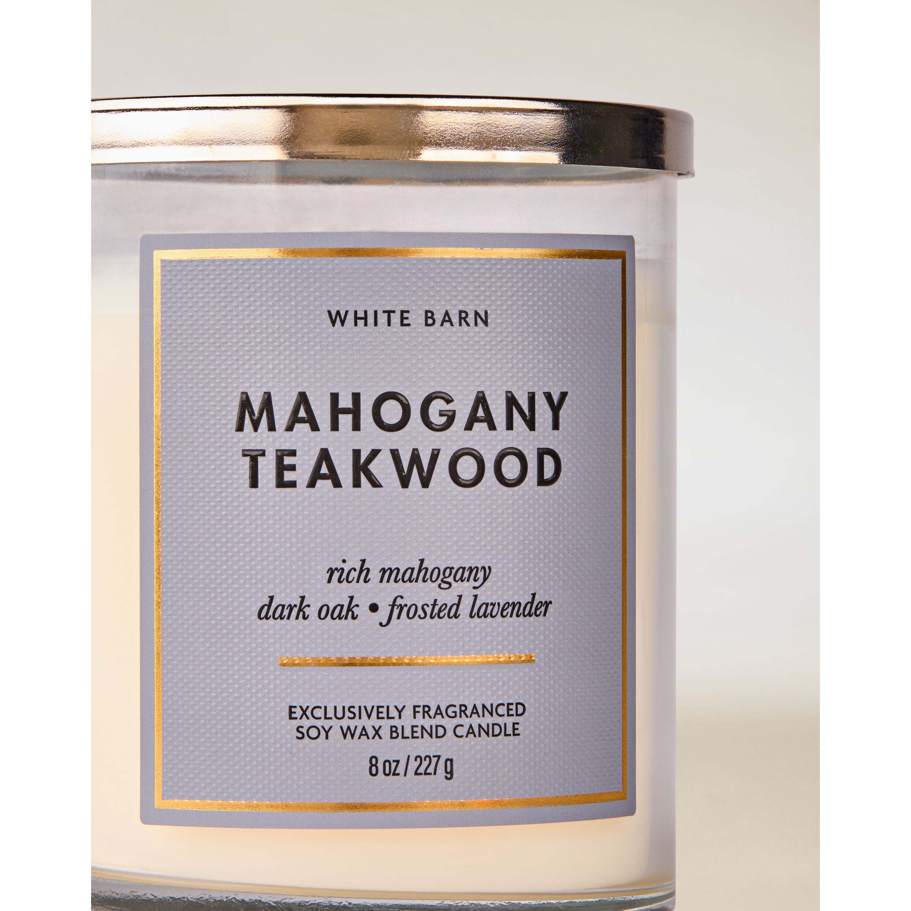 Mahogany Teakwood Single Wick Candle - Image 2