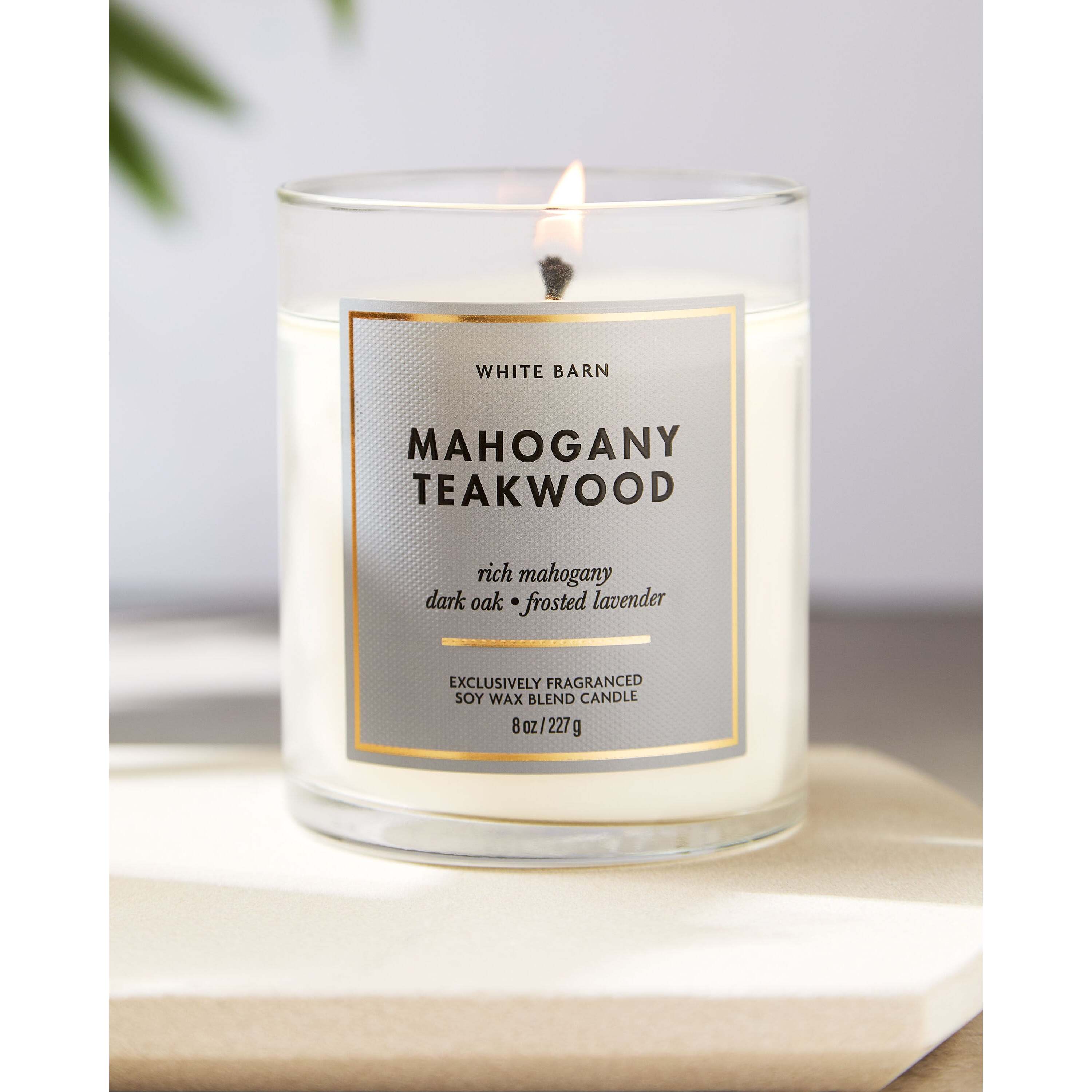 Mahogany Teakwood Single Wick Candle - Image 6