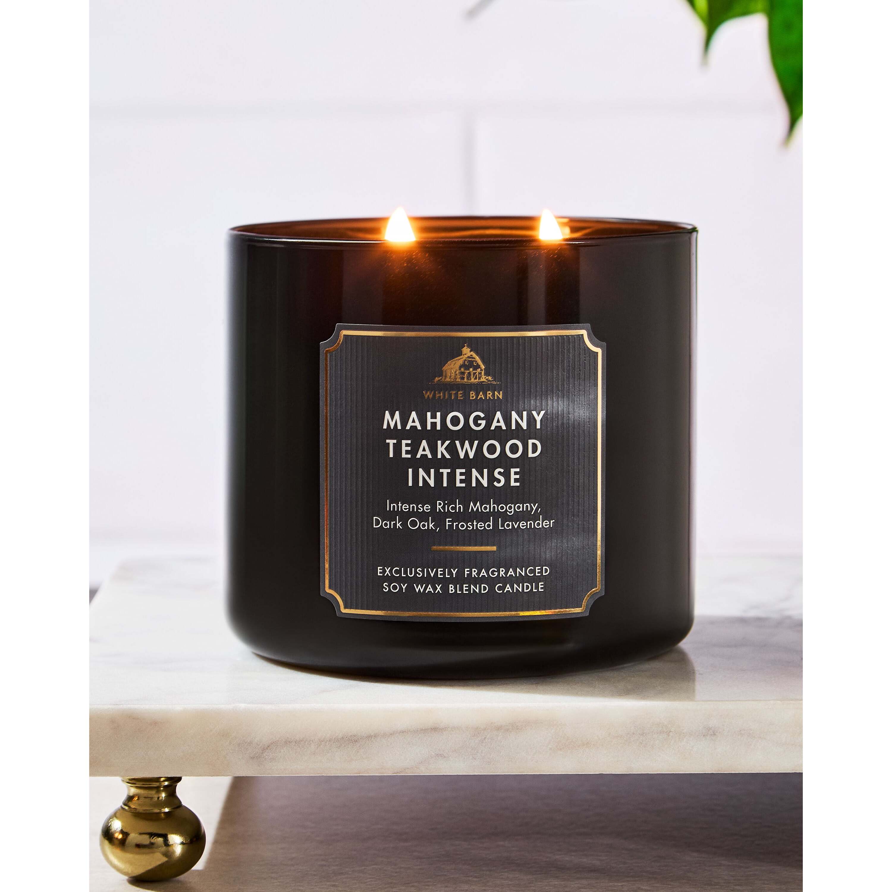Mahogany Teakwood Intense 3-Wick Candle - Image 6