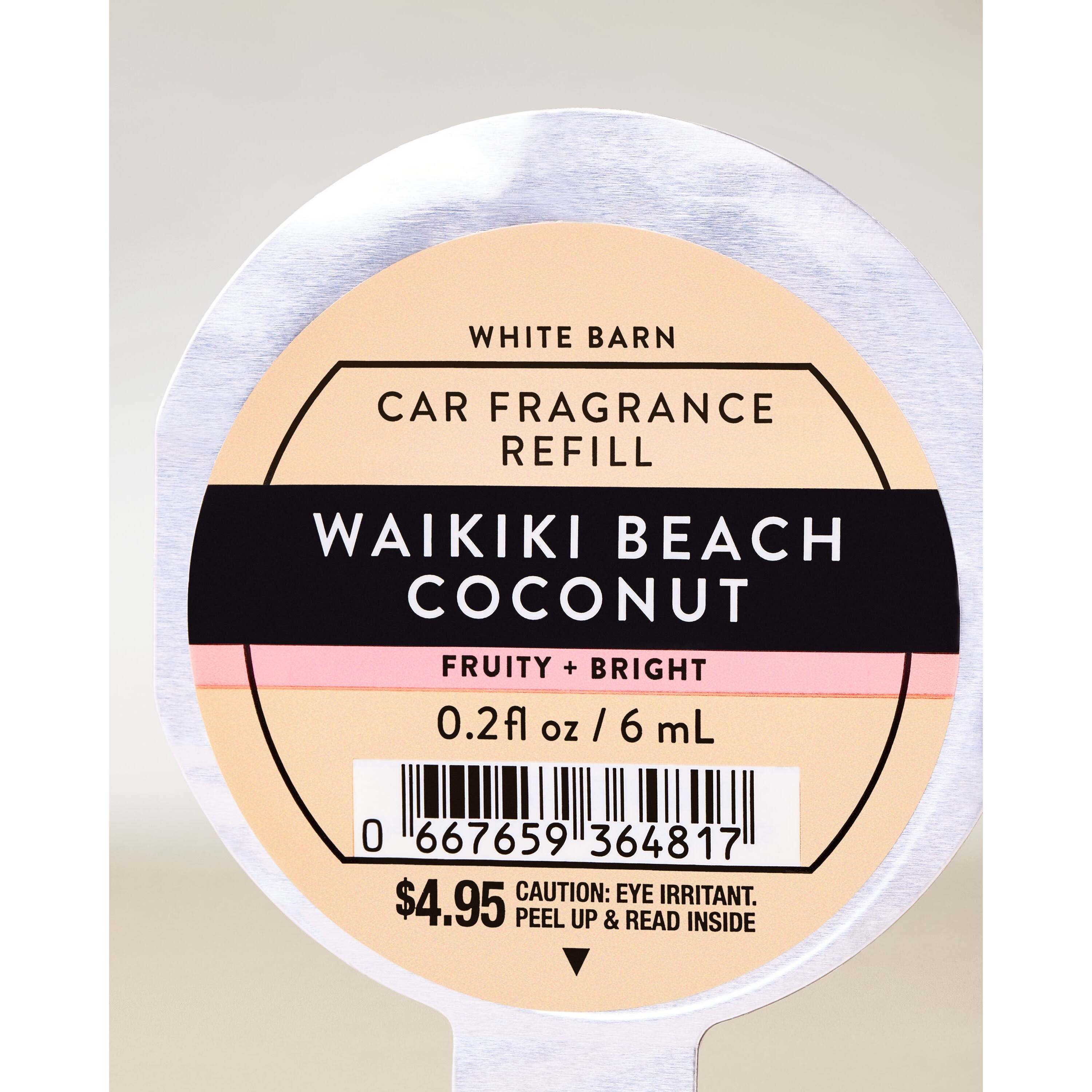 Waikiki Beach Coconut Car Fragrance Refill - Image 2