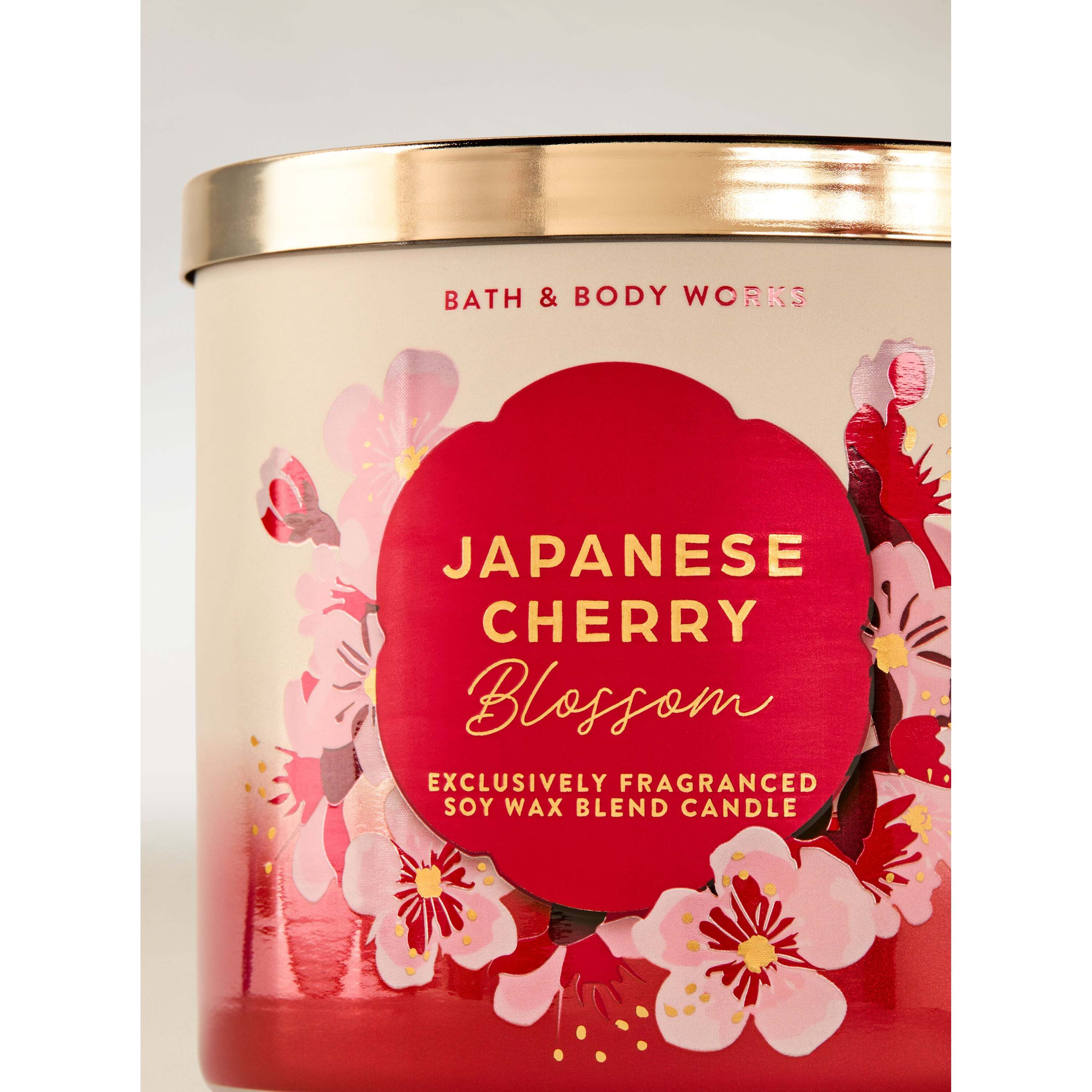 Japanese Cherry Blossom 3-Wick Candle - Image 2