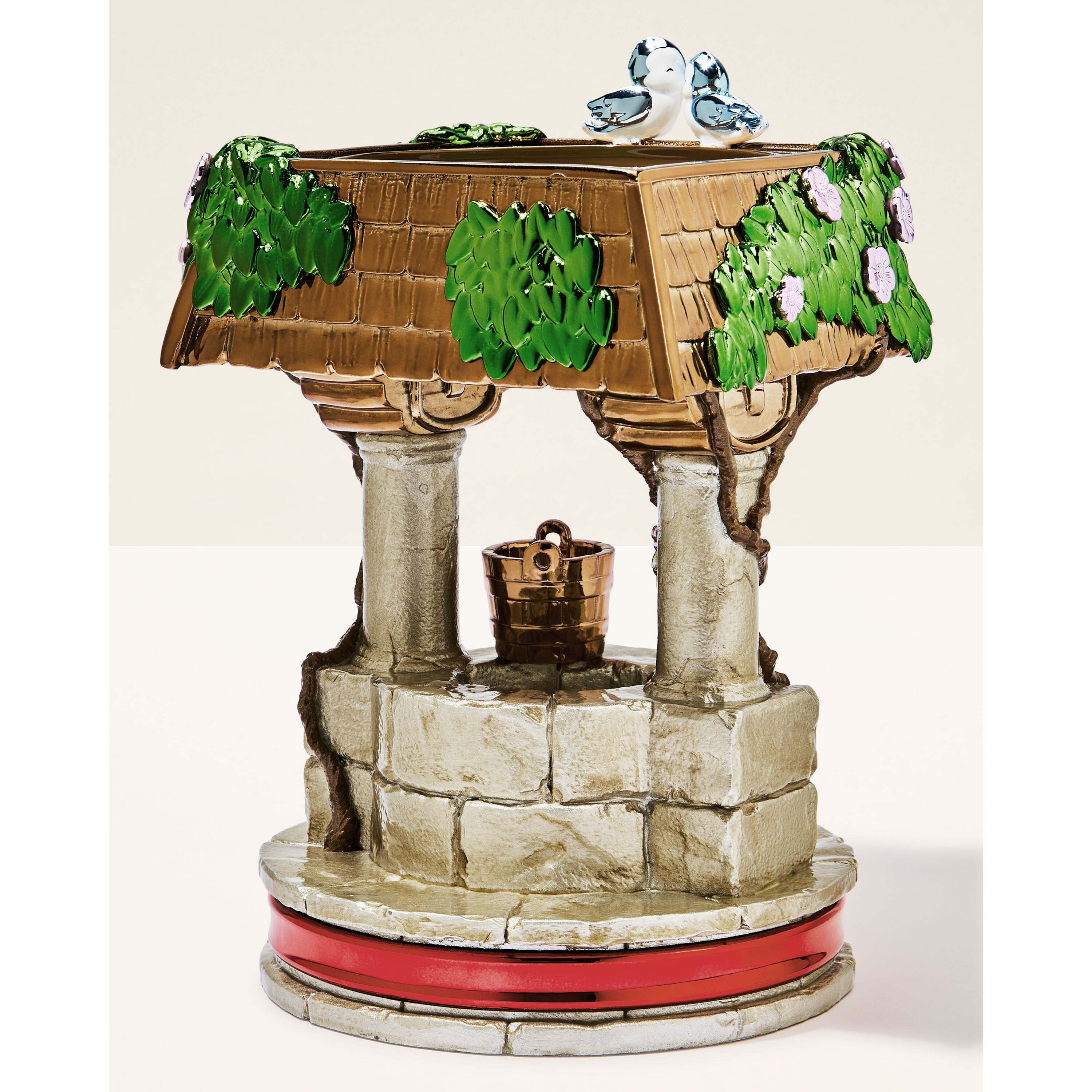 Snow White Pedestal 3-Wick Candle Holder - Image 4