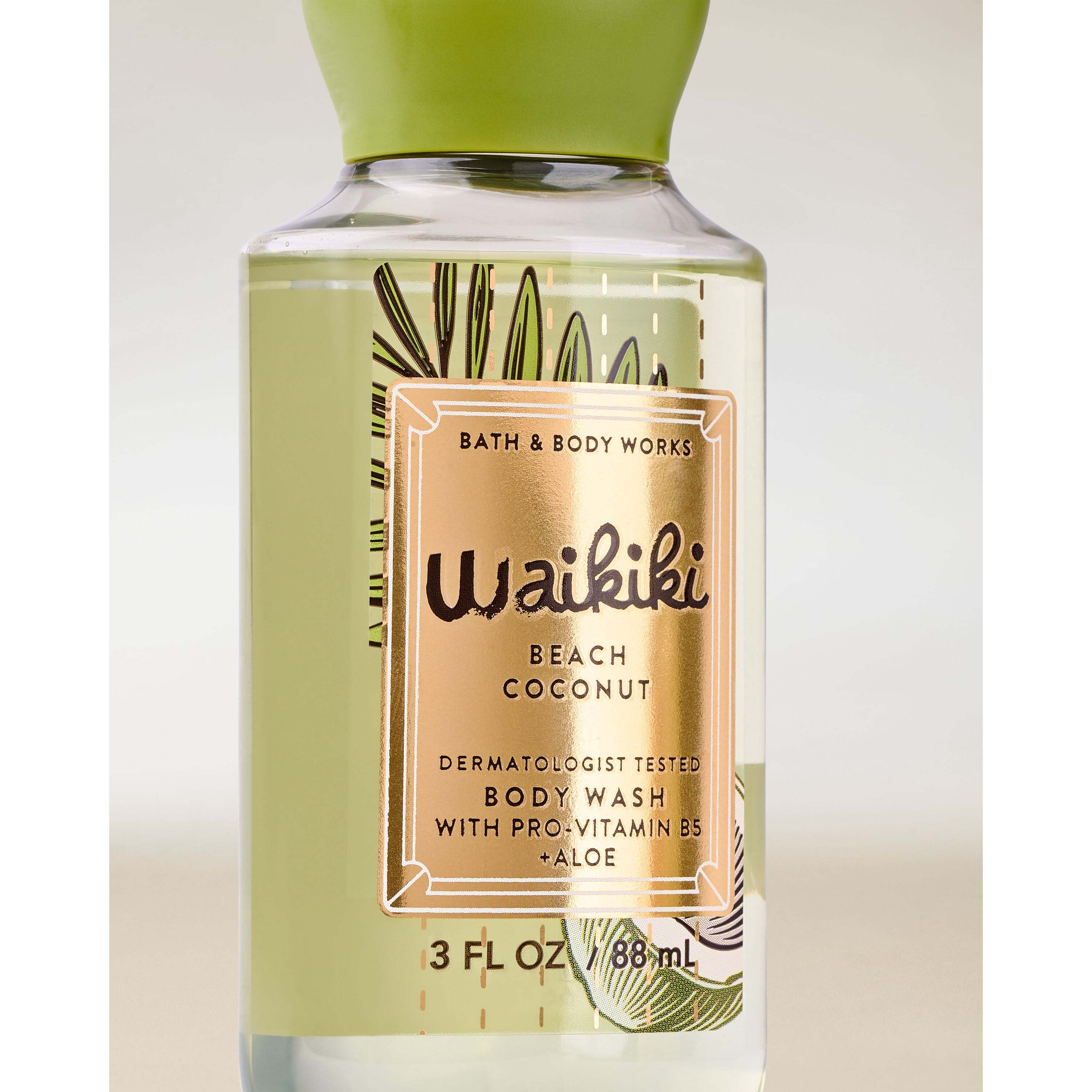 Waikiki Beach Coconut Travel Size Body Wash - Image 2