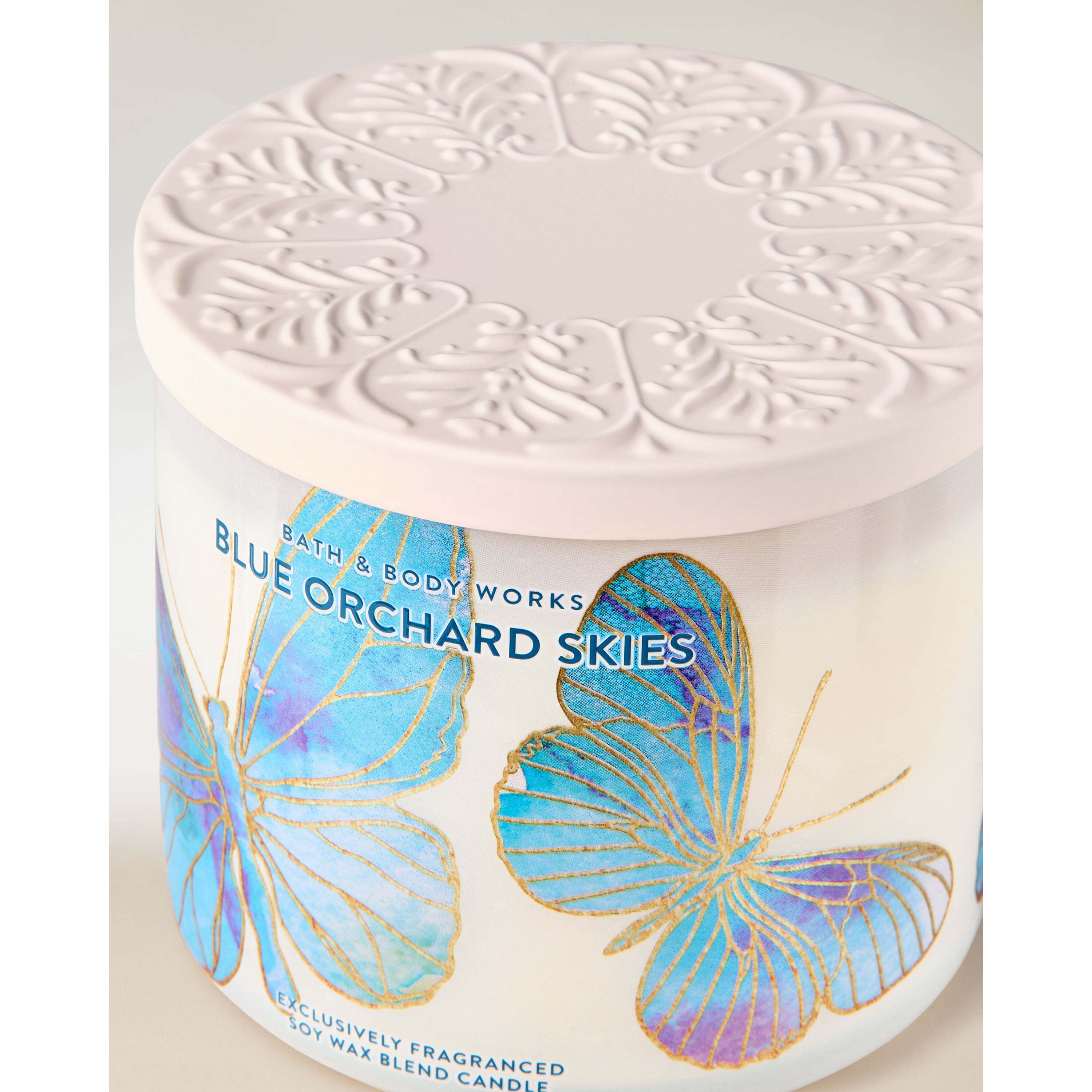 Blue Orchard Skies 3-Wick Candle - Image 2