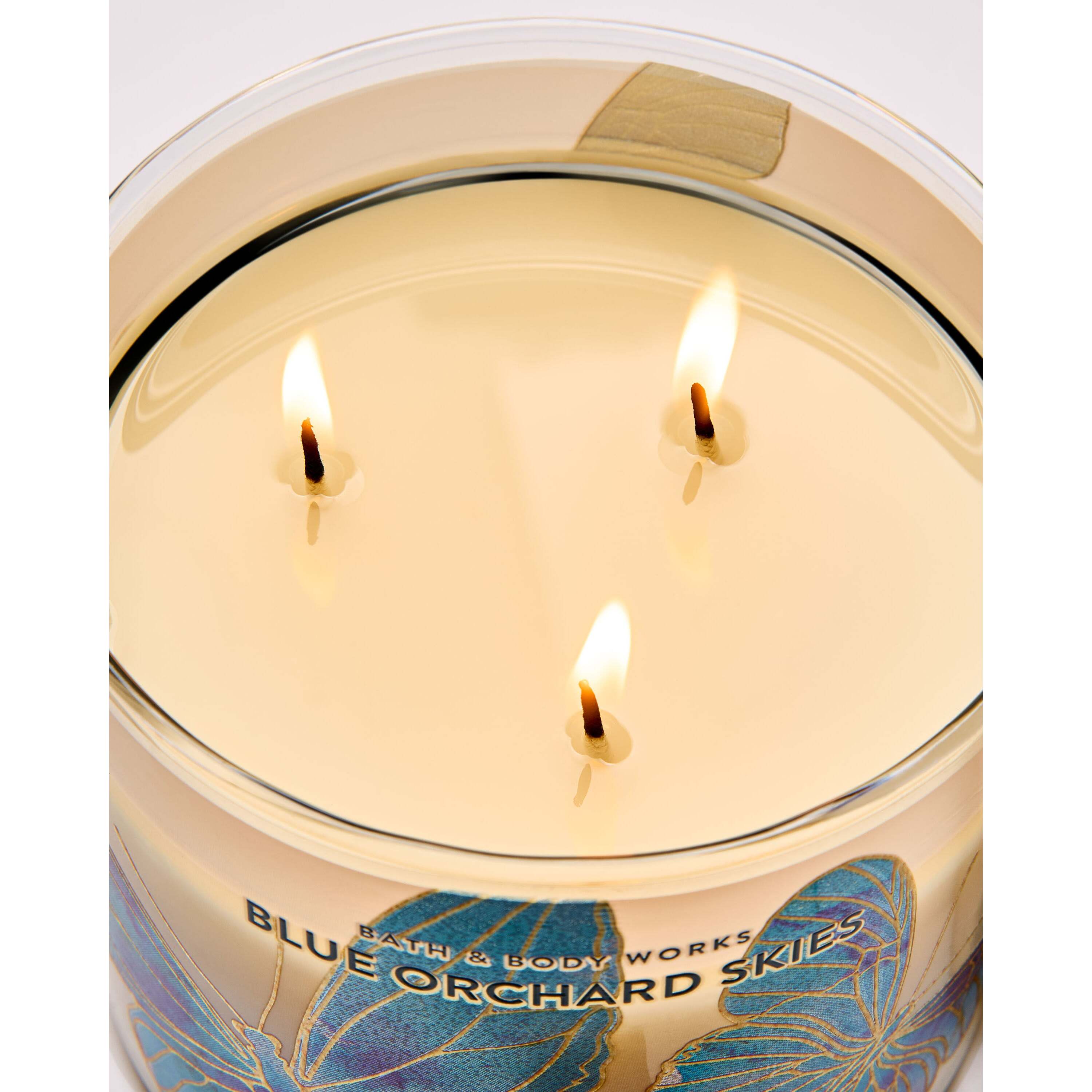 Blue Orchard Skies 3-Wick Candle - Image 5
