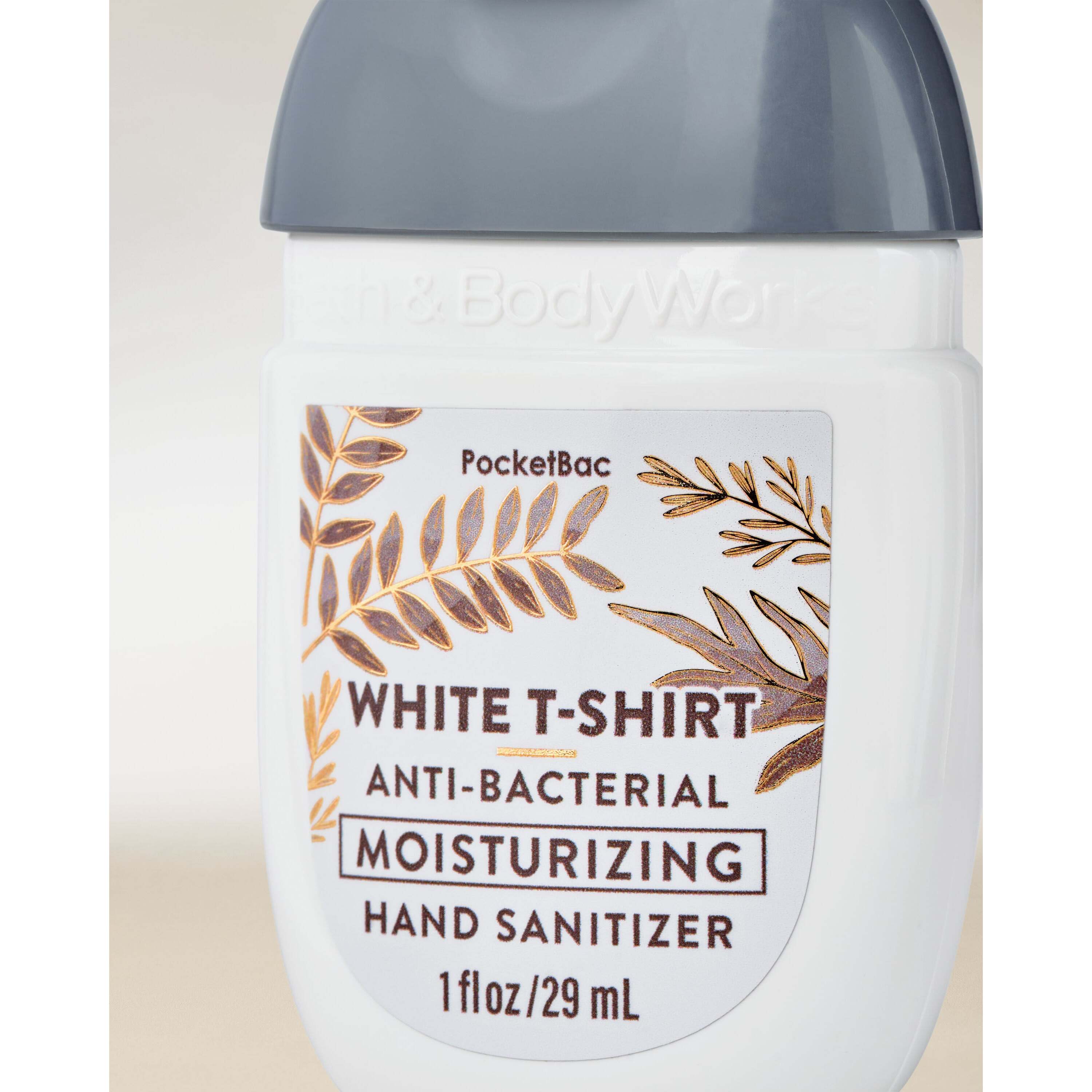 White T-Shirt Moisturizing Pocketbac Hand Sanitizer - Image 2