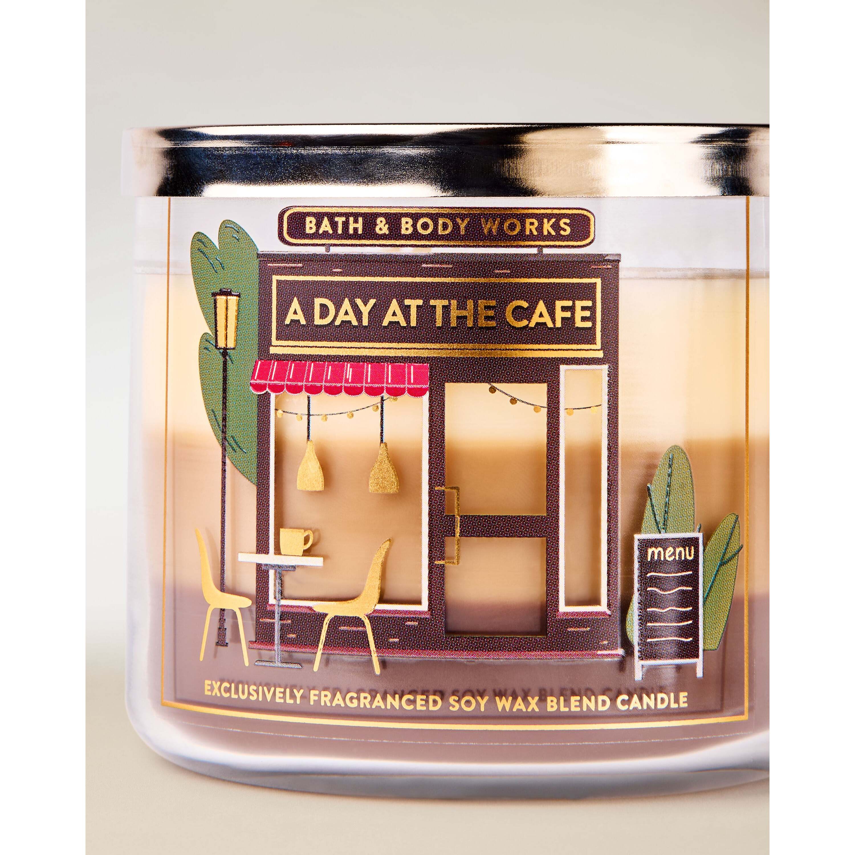 A Day At The Cafe 3-Wick Candle - Image 2