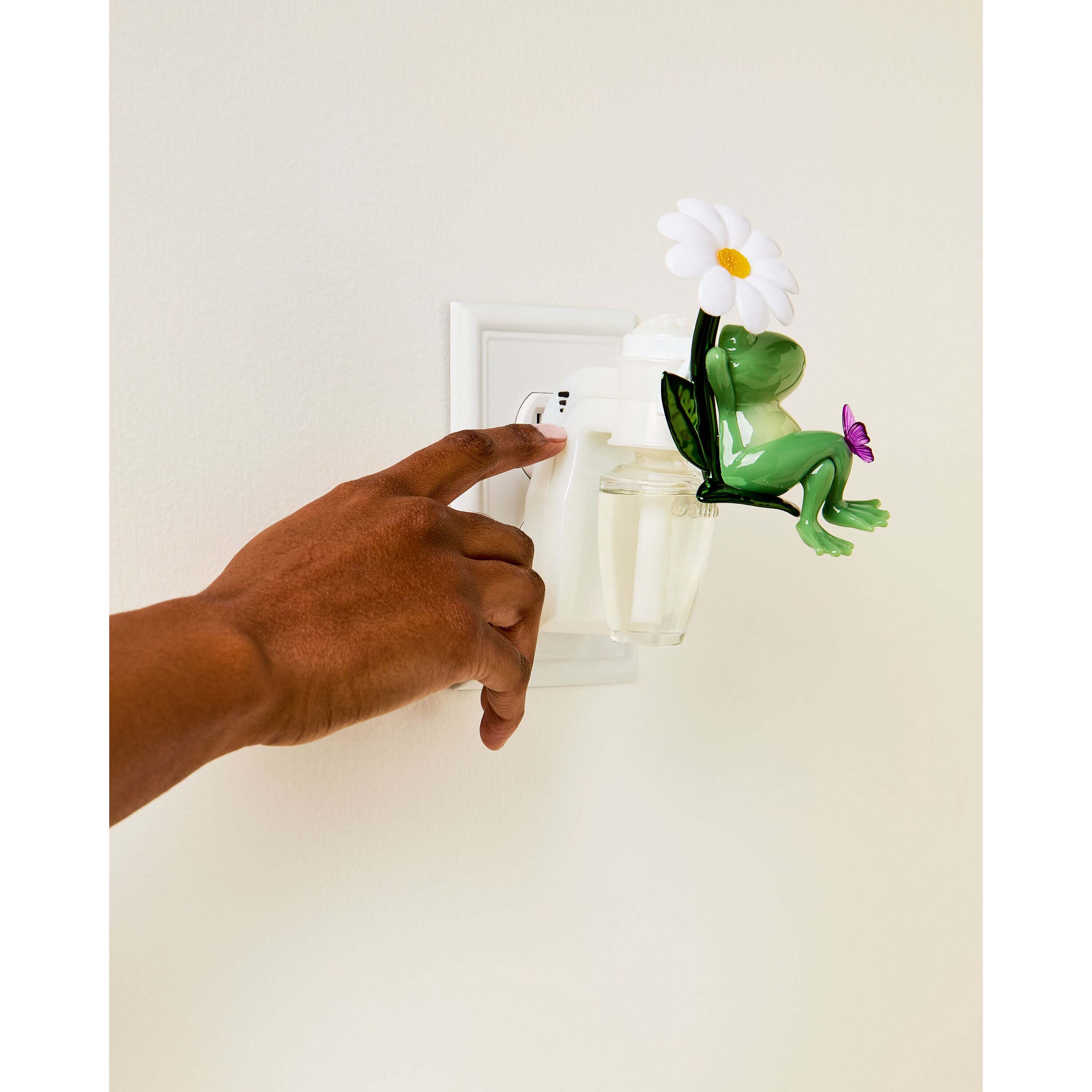 Frog With Flower Scent Control Nightlight Wallflowers Fragrance Plug - Image 5