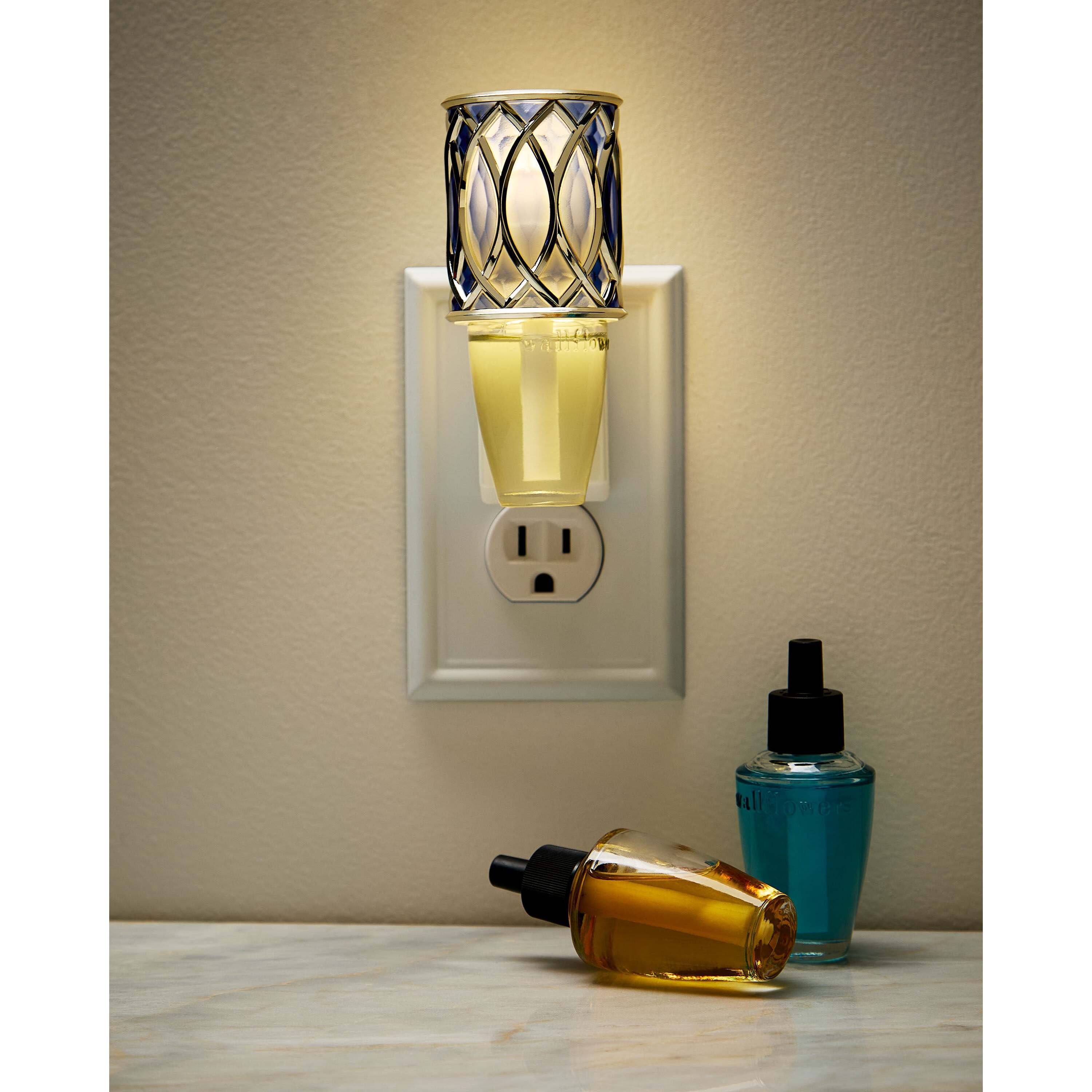 Blue Geometric Scent Control Nightlight Wallflowers Fragrance Plug - Image 5