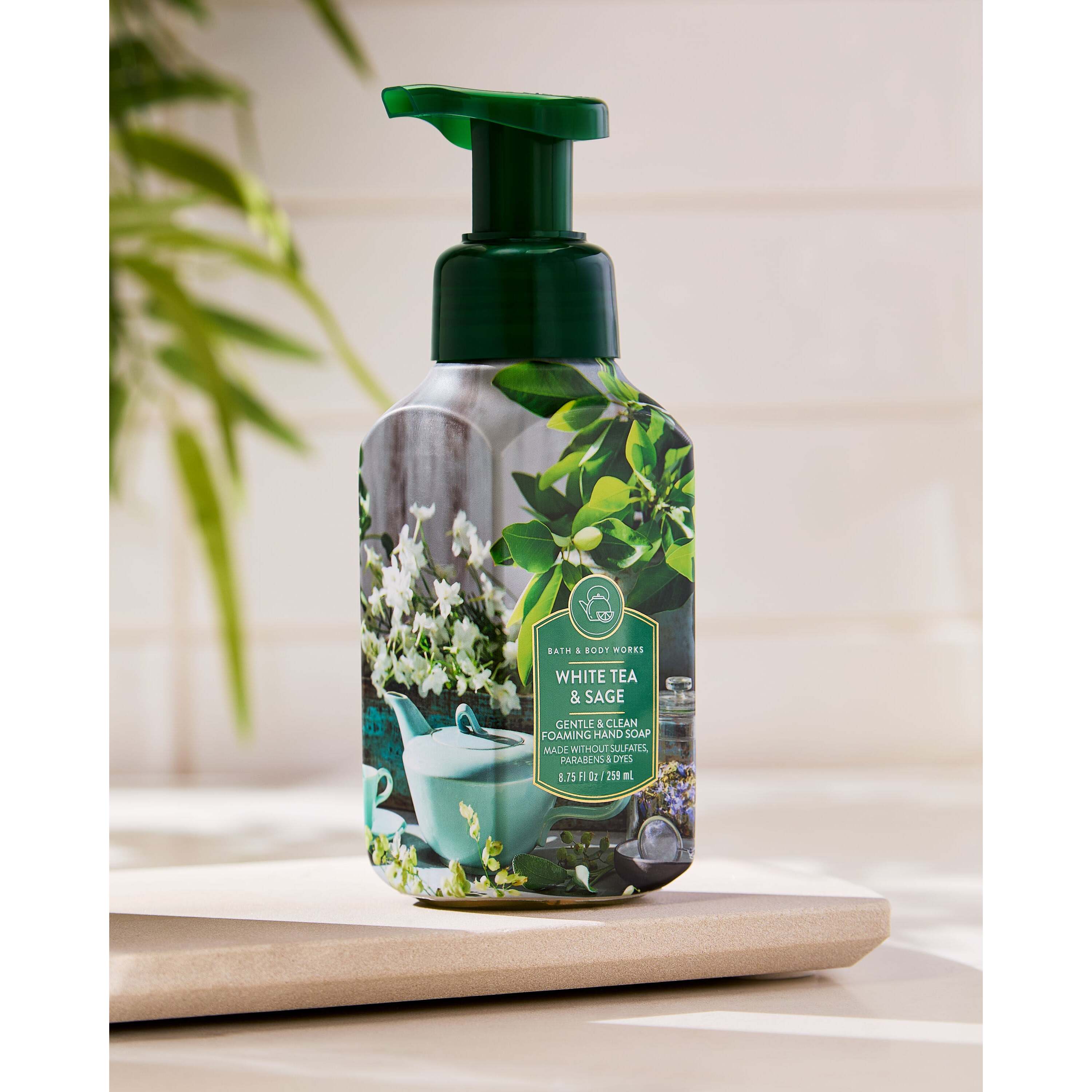 White Tea & Sage Gentle & Clean Foaming Hand Soap - Image 7