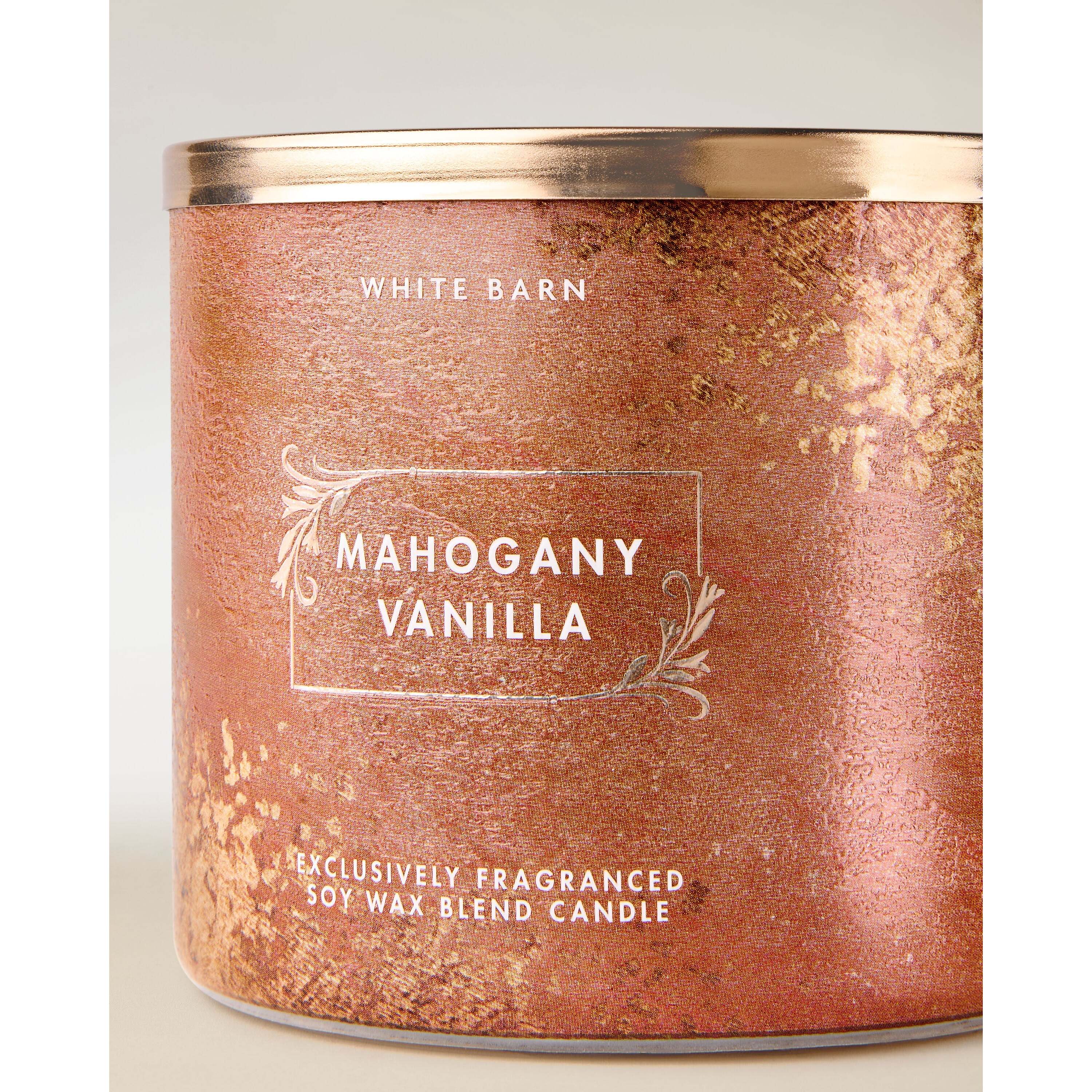 Mahogany Vanilla 3-Wick Candle - Image 2