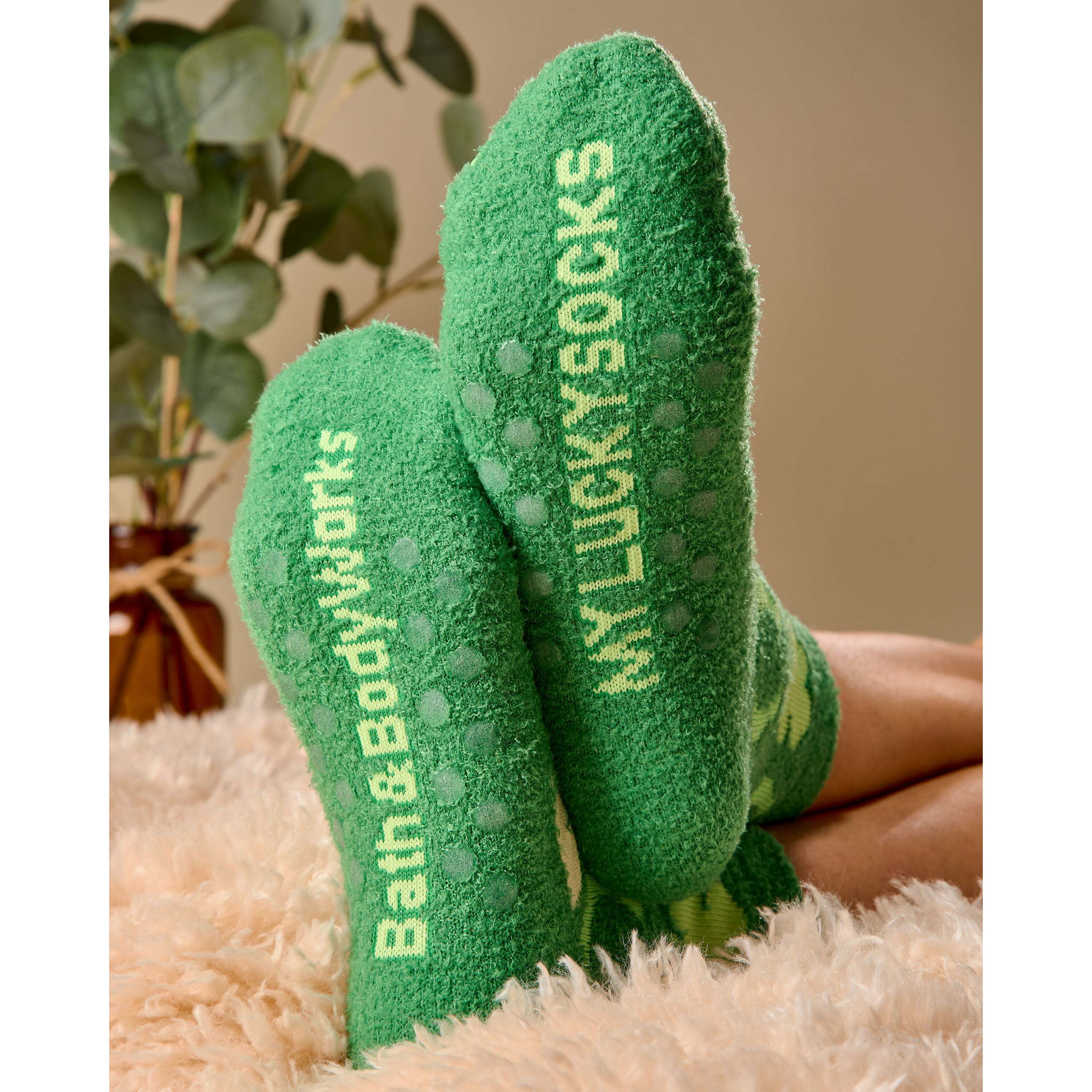 Lucky St. Patty's Day Shea-Infused Lounge Socks - Image 3