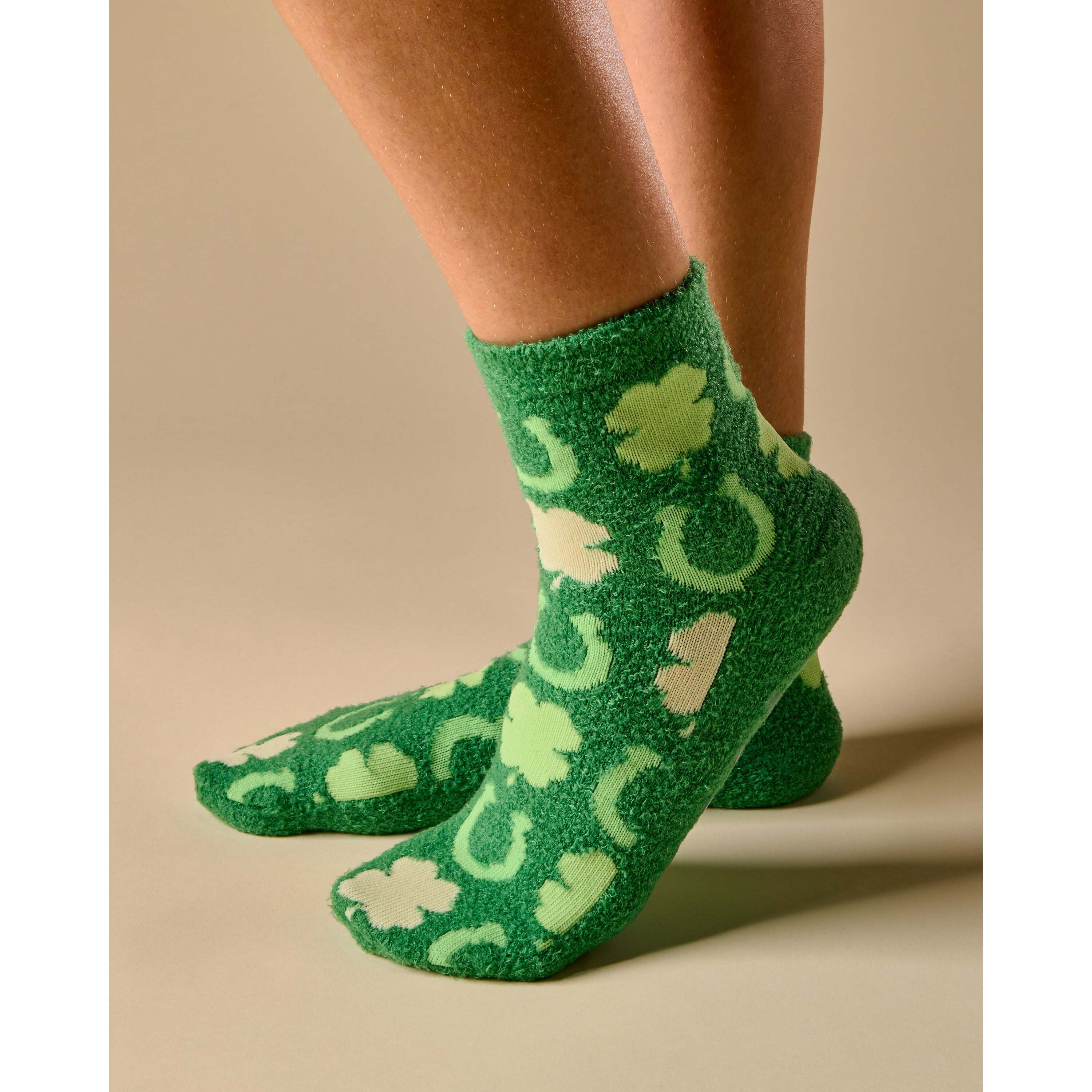 Lucky St. Patty's Day Shea-Infused Lounge Socks - Image 4