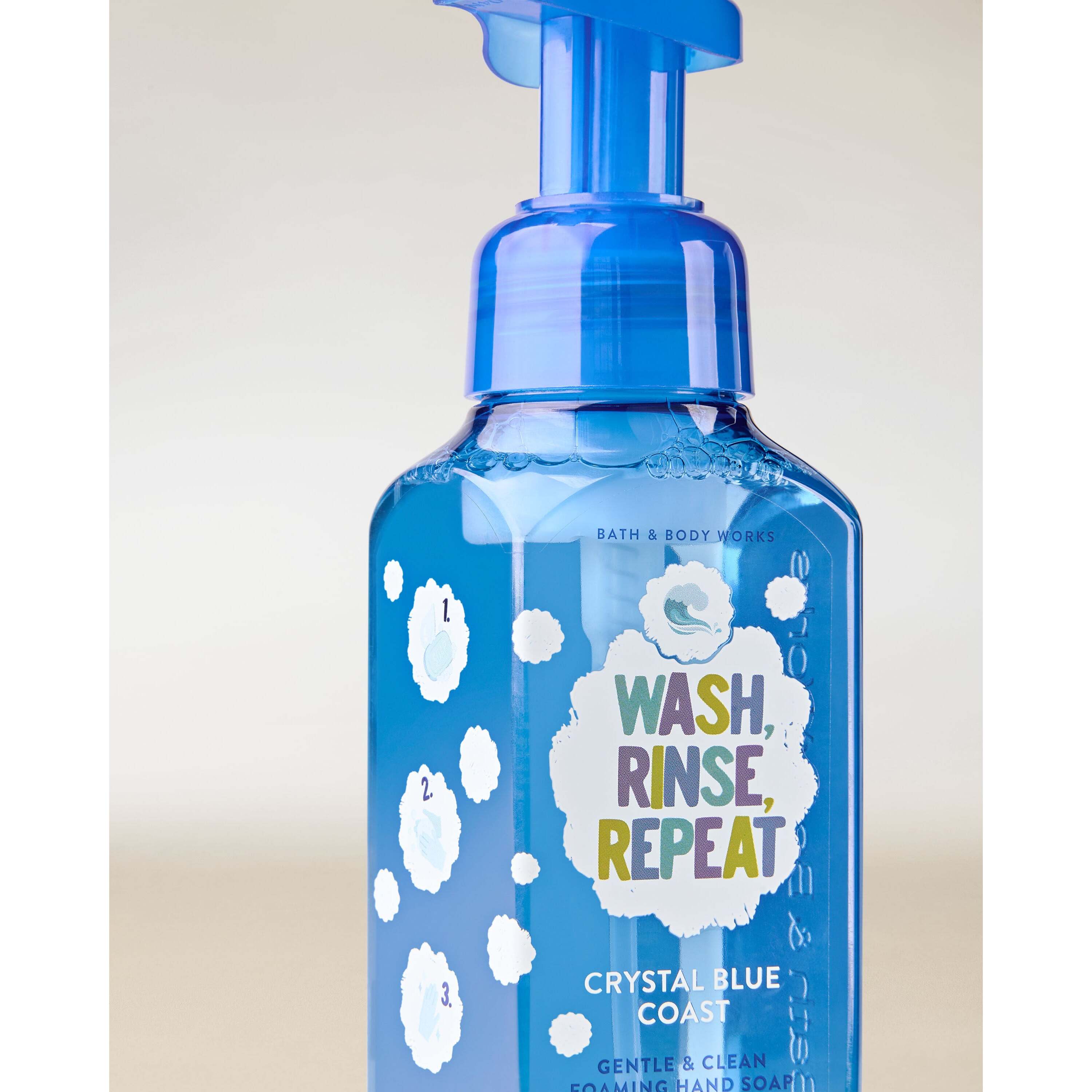Crystal Blue Coast Gentle & Clean Foaming Hand Soap - Image 2