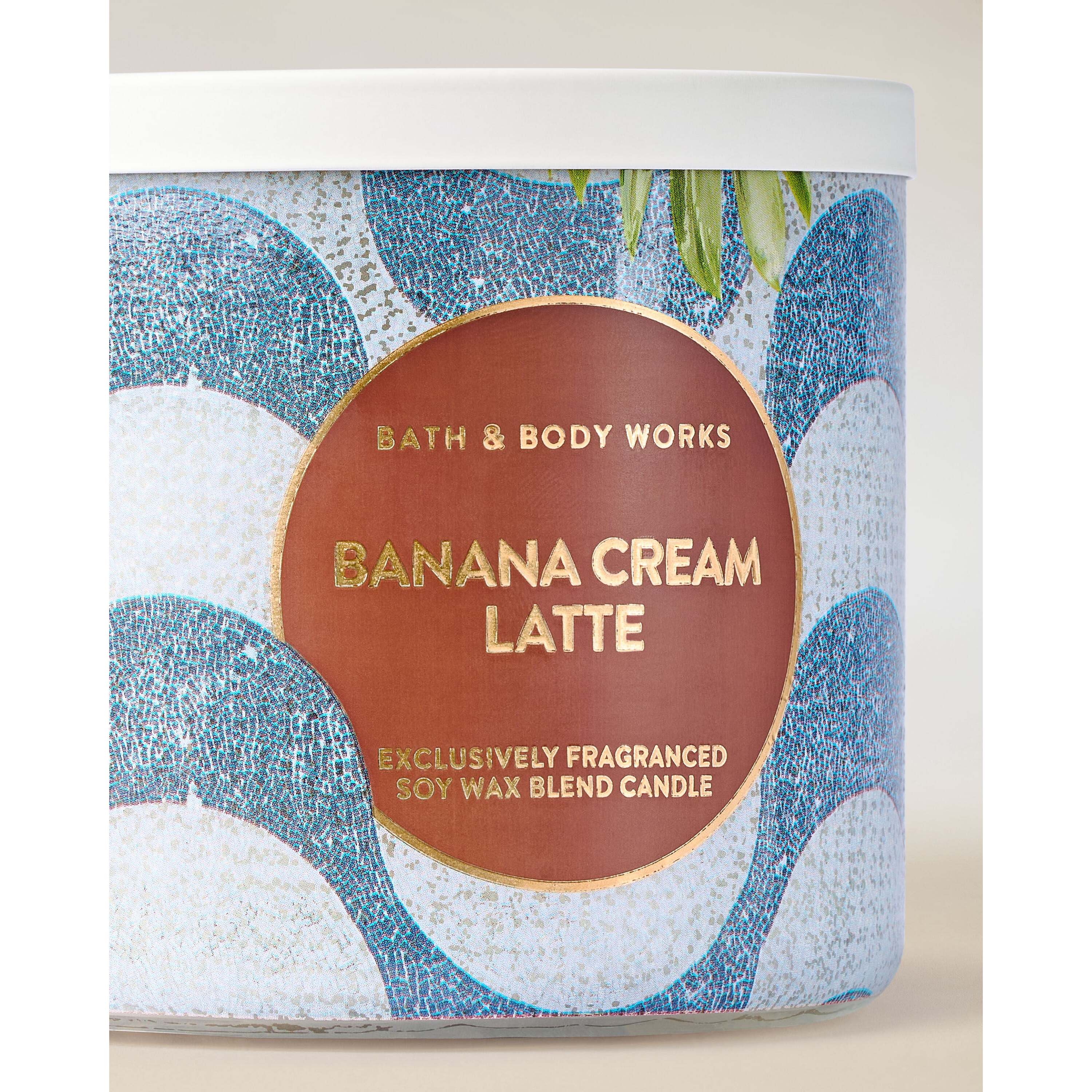 Banana Cream Latte 3-Wick Candle - Image 2