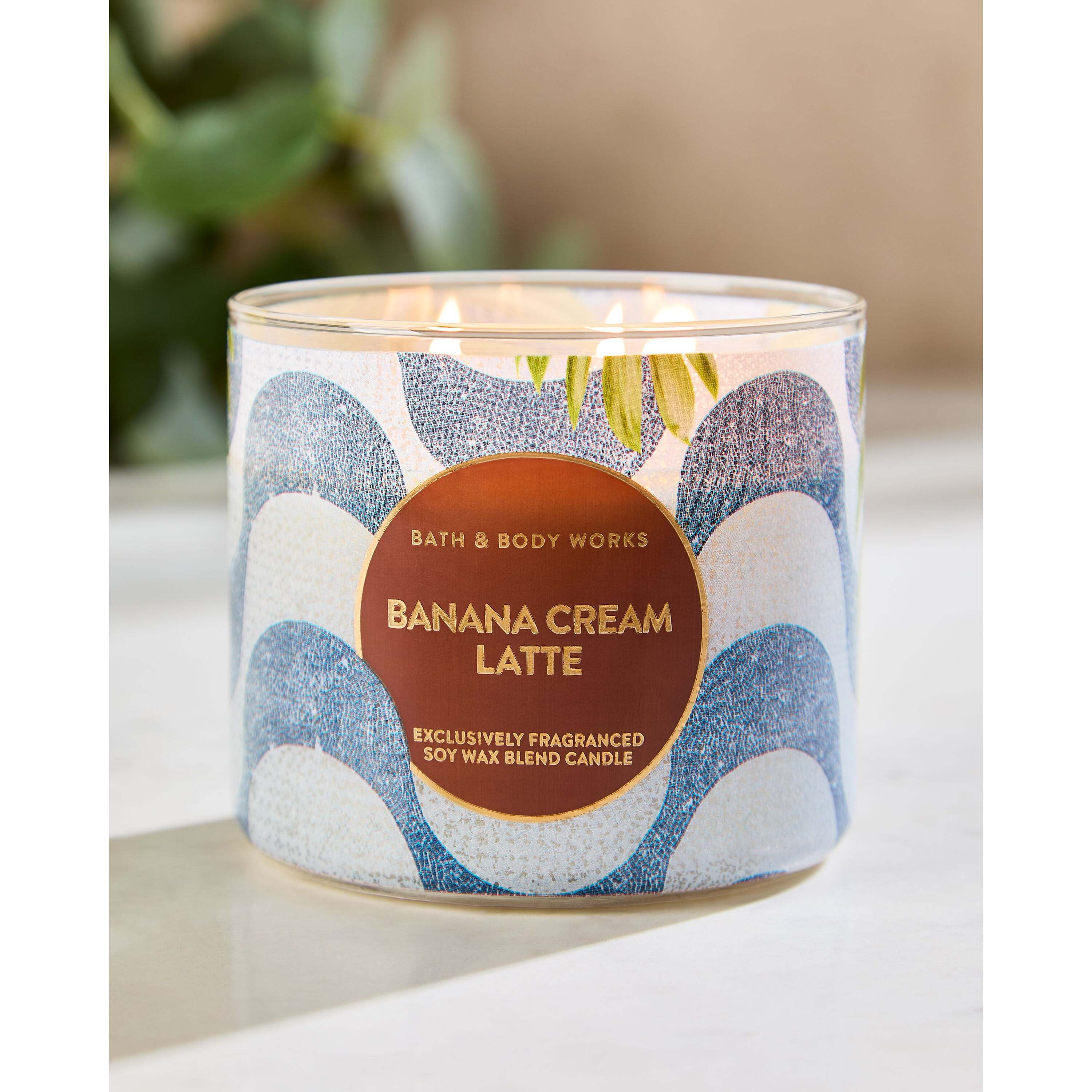 Banana Cream Latte 3-Wick Candle - Image 6