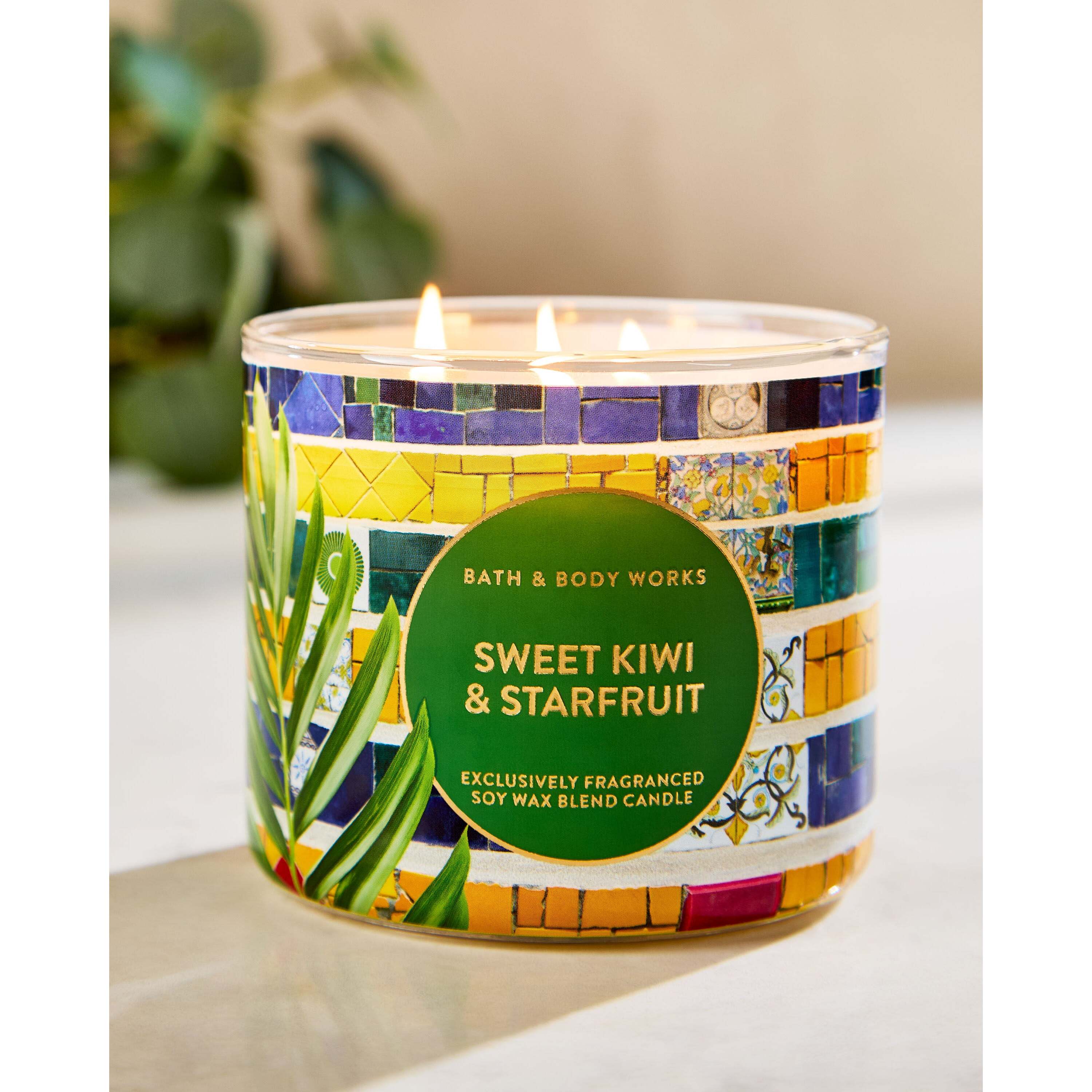 Sweet Kiwi & Starfruit 3-Wick Candle - Image 6